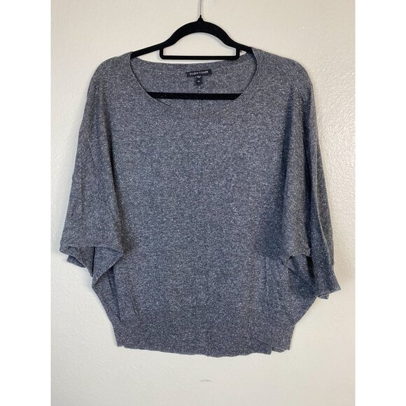 Eileen‎ Fisher Wool Silk Blend Women Charcoal Gray Dolman Sleeve Sweater Size XS - Picture 15 of 15